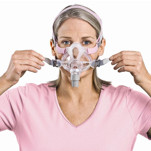 ResMed CPAP Full-Face Mask : # 62501 Quattro FX for Her with Headgear , Small (Pink)-/catalog/full_face_mask/resmed/62501-02