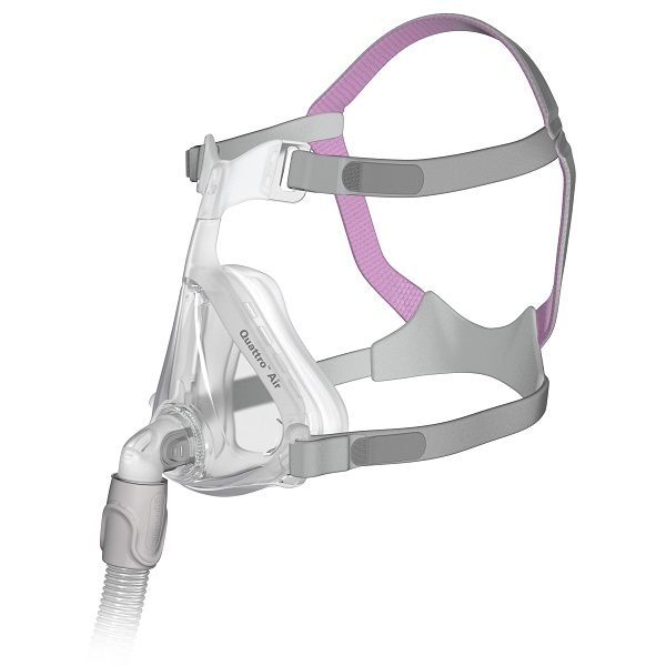 ResMed CPAP Full-Face Mask : # 62741 Quattro Air for Her with Headgear , Small-/catalog/full_face_mask/resmed/62740-01