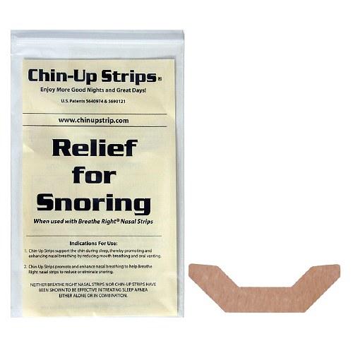 CPAP-Clinic Accessories : # 33330 Chin Up Strips Boomerang , Tan, (30 Strips)-/catalog/accessories/33330-01