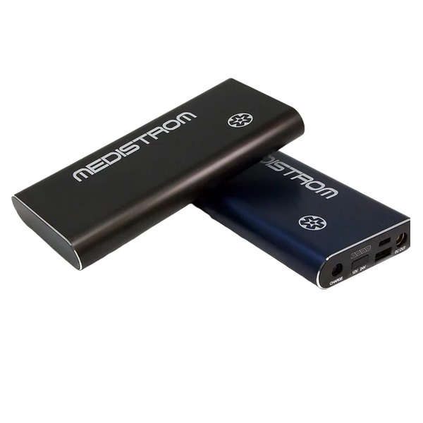 ChoiceOneMedical Accessories : # PilotFlex-BLACK Pilot 12 and 24 Lite Battery & Backup Power Supply, Charcoal Black compatible with all CPAP machines, DC-cable required for each model.  , 2 nights avg run-time-/catalog/accessories/Medistrom/PilotFlex-01