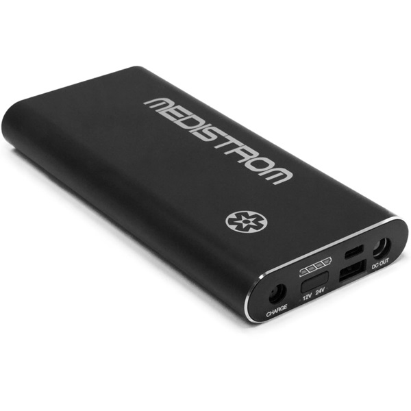 ChoiceOneMedical Accessories : # PilotFlex-BLACK Pilot 12 and 24 Lite Battery & Backup Power Supply, Charcoal Black compatible with all CPAP machines, DC-cable required for each model.  , 2 nights avg run-time-/catalog/accessories/Medistrom/PilotFlex-02