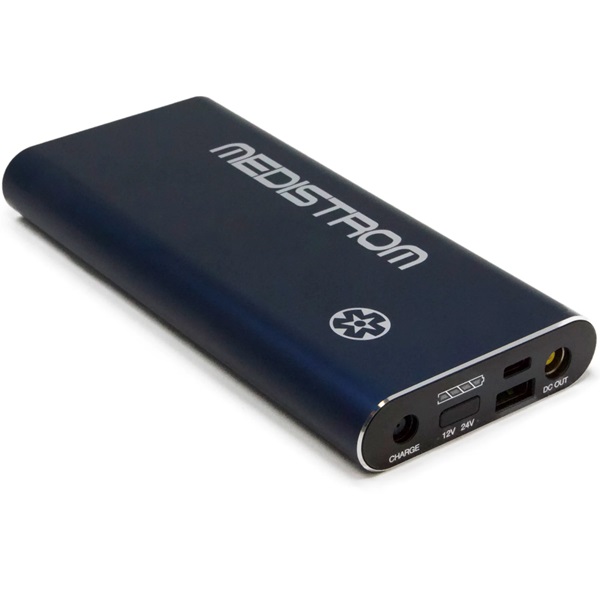 ChoiceOneMedical Accessories : # PilotFlex-BLUE Pilot 12 and 24 Lite Battery & Backup Power Supply, Dark Navy compatible with all CPAP machines, DC-cable required for each model.  , 2 nights avg run-time-/catalog/accessories/Medistrom/PilotFlex-03