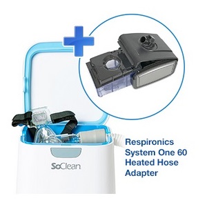BetterRestSolutions Accessories : # PNA1110-Resp SoClean 2 Adapter , Respironics System One 60 Series Heated Tube-/catalog/accessories/SoClean_2/PNA1110-Resp-01