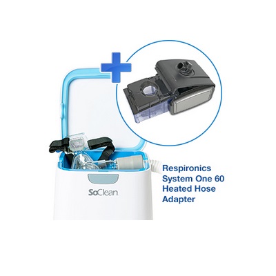 BetterRestSolutions Accessories : # PNA1110-Resp SoClean 2 Adapter , Respironics System One 60 Series Heated Tube-/catalog/accessories/SoClean_2/PNA1110-Resp-01
