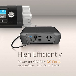 CPAP-Clinic Accessories : # PS105-24 Portable Power Station with AC and USB output, including 60W charger , 24V, 154Wh-/catalog/accessories/cpap_clinic/PS105-03