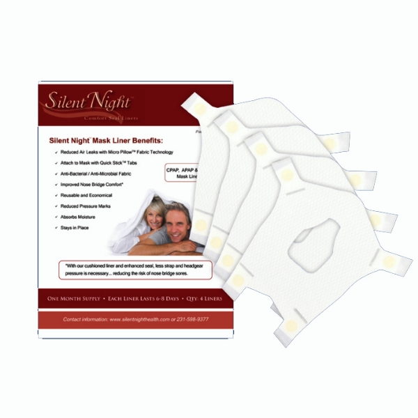 CPAP-Clinic Accessories : # N500 Silent Night Comfort Seal Nasal Liners One Month Supply; Qty: 4 liners-/catalog/accessories/cpap_clinic/cc-N500-01