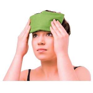 KEGO Accessories : # 800439 Therapeaz Sinus/Eye Mask with green flannel wrap , Small-/catalog/accessories/kego/TPEGRN-01