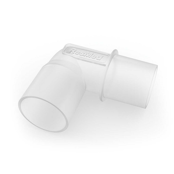 ResMed Accessories : # 37394 AirSense 10 (in-line elbow for use with non-heated tubing) , Tubing Elbow-/catalog/accessories/resmed/37394-01