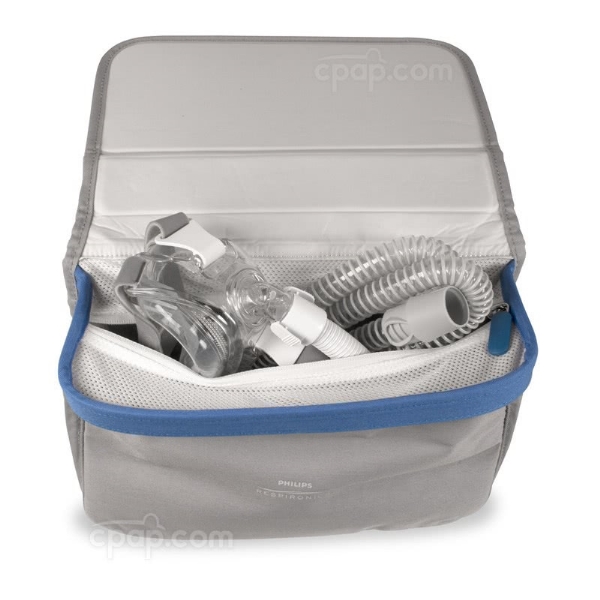 Philips-Respironics Accessories : # 1122135 Bedside Organizer CPAP mask & hose bed storage/organizer (mask, tubing, accessories inside bag are not included) , one size-/catalog/accessories/respironics/1122135-01