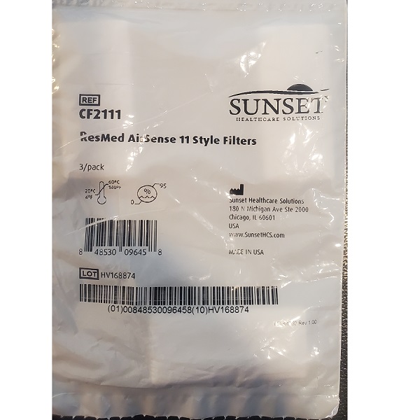 Sunset Accessories : # CF2111 Resmed AirSense 11 Compatible Standard Filters , pack of 3-/catalog/accessories/sunset/CF2111-02