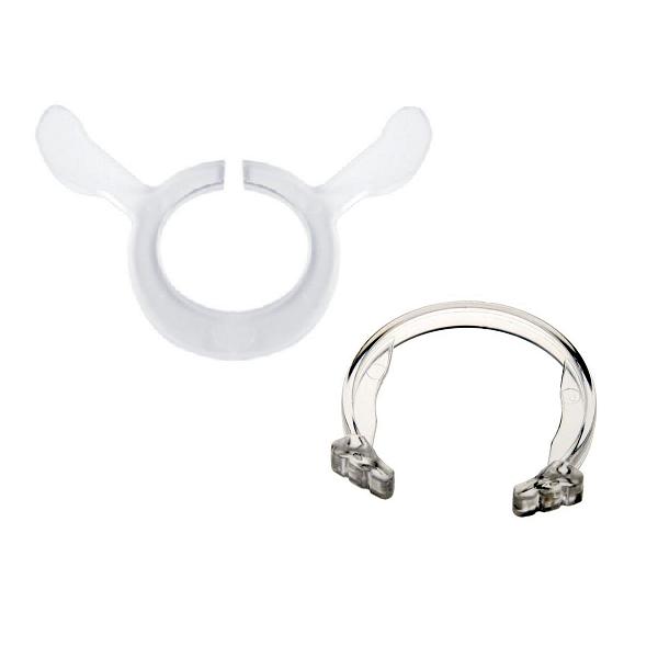 ResMed Replacement Parts : # 16637 Ultra Mirage Elbow Retainers and Swivel Clips , 5 Elbow Retainers and Swivel Clips/ Pkg-/catalog/full_face_mask/resmed/16637-01