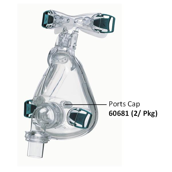 ResMed Replacement Parts : # 60681 Ultra Mirage Ports Cap , 2/ Pkg-/catalog/full_face_mask/resmed/60681-02
