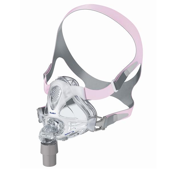 ResMed CPAP Full-Face Mask : # 62501 Quattro FX for Her with Headgear , Small (Pink)-/catalog/full_face_mask/resmed/62501-01