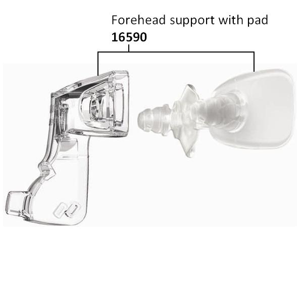 ResMed Replacement Parts : # 16590 Ultra Mirage II  Forehead Support with Pad-/catalog/nasal_mask/resmed/16590-02