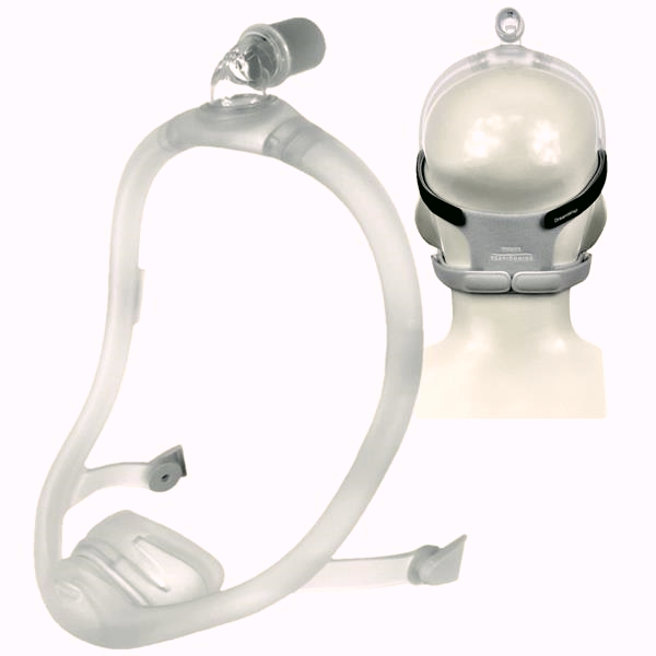 Philips-Respironics CPAP Nasal Mask : # 1137916 DreamWisp Medium Connector, with Headgear , with S, M, L Cushions-/catalog/nasal_mask/respironics/1137916-02