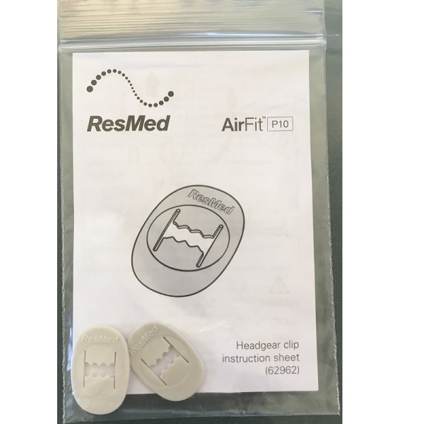 ResMed Replacement Parts : # 62962 Headgear Clips for AirFit P10  , 2 /pk-/catalog/nasal_pillows/resmed/62962-01