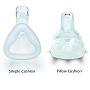 Philips-Respironics CPAP Nasal Pillows Mask : # 1030499 ComfortLite 2 FitPack with Headgear , S, M Pillows and S, M Simple Cushions-/catalog/nasal_pillows/respironics/1030499-06