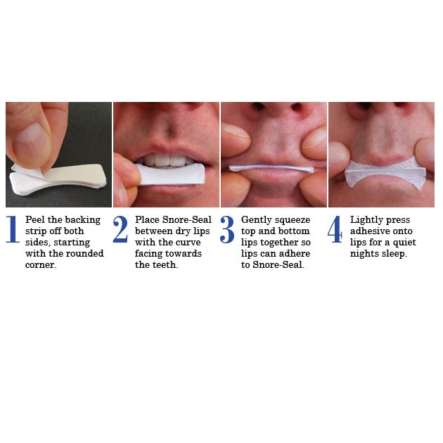 CPAP-Clinic Accessories : # 14 Snore Seal Disposable Anti-Snoring Strips-/catalog/snoring_solutions/snore-seal-02